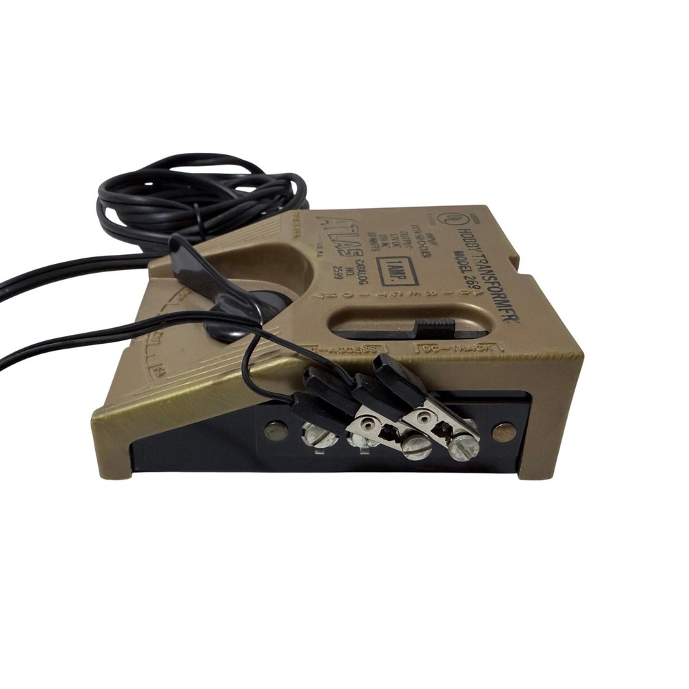 Atlas Model 269 Hobby Transformer 1 Amp 10 Watts Train Power Pack Gold 2599 - Picture 6 of 7